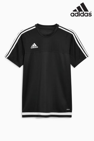 adidas Black/White Tiro 15 T-Shirt